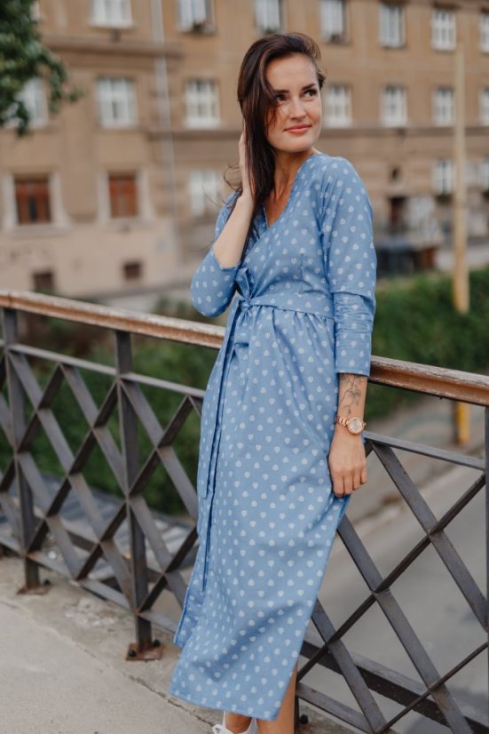 Denim wrap dress - Celeste wrap
