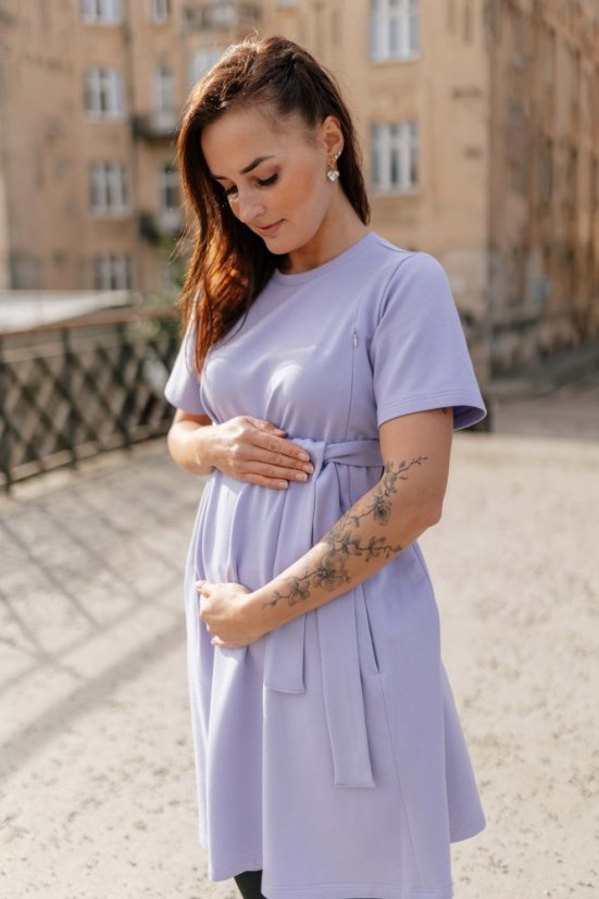 "Luna" Basic Dress - LILA - Size: 3XL/4XL