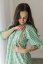 Breastfeeding "Tartana" dress - MOTHER AND DAUGHTER - green
