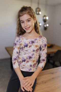 Children's knitted T-shirt - various patterns