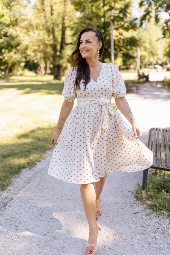"Boho Breeze" dress MUM AND DAUGHTER - hearts
