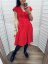 Knitted dress "Valencia" - red - Size: XXS