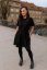 "Luna" Basic Dress – Black
