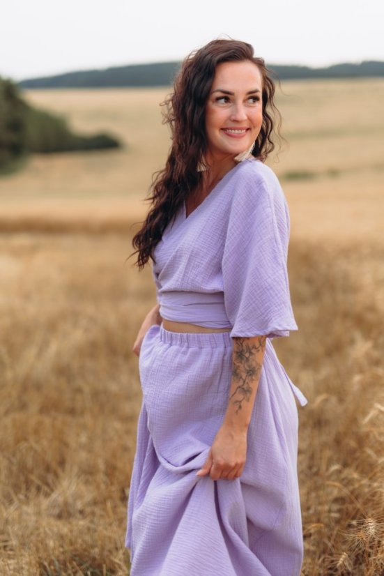 Elia Wrap Muslin Set comfy - Various Colors and Patterns - Size: UNI 1 (XS - M)