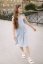 Girls "Aurela" Dress  - strips