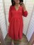 Breastfeeding "Boho Breeze" dress -Red