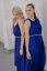 Bamboo Breastfeeding Dress - royal blue - Size: UNI, Dĺžka: MIDI