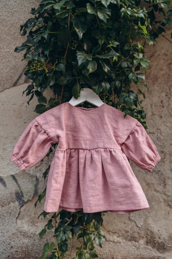 "Maison Linen" dress - Old pink