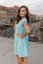 Elegant dress - MOM AND DAUGHTER - Pale blue - Size: M/L