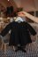 Dievčenské teplákové šaty basic - čierne - Children's clothing size: 80-86
