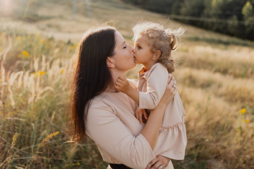 "Luna" Basic belle - MUM AND DAUGHTER – Beige - Size: M/L