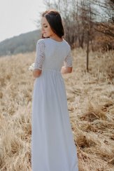 Těhotenské svatební šaty – Mellien