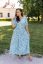 "Boho Breeze" dress MUM AND DAUGHTER - mint leaves - Size: XS/S