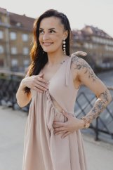 "Aura" dress - beige