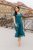 Maxi BOHO muslin dress - petrol