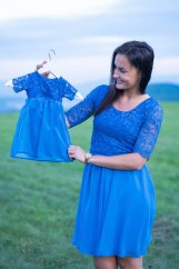 Girls' evening dress Grace - blue