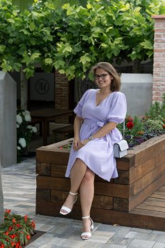 "Boho Breeze" dress - lila
