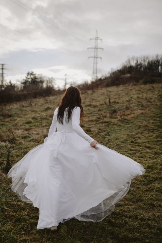 Maternity wedding dress – Tamie
