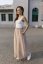 Long muslin maxi pants - beige