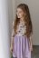 "Bohemia" dress - MOM and DAUGHTER - LILA flowers - Size: 2XL