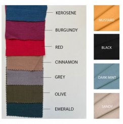 Lněné PUFF šaty - MAMA A DCERA – Různé barvy