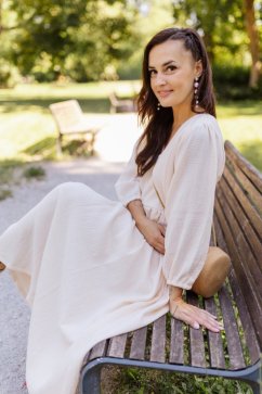 "Boho Breeze" dress -peach