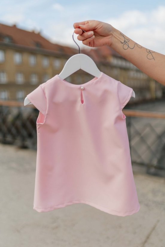 Elegant dress - MOM AND DAUGHTER - Pale pink - Size: XXS