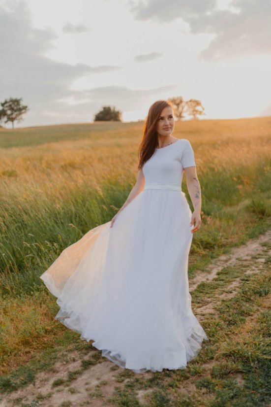 Maternity wedding dress – Tamie
