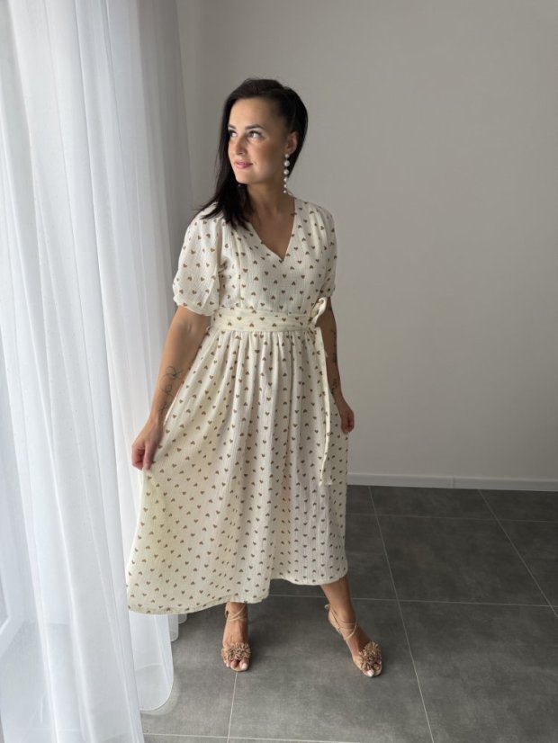 Šaty "Boho Breeze" MAMA A DCERA - srdíčka