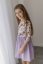 "Bohemia" dress - MOM and DAUGHTER - LILA flowers - Size: 2XL