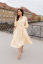 "Boho Breeze" dress -peach - Size: XL/2XL