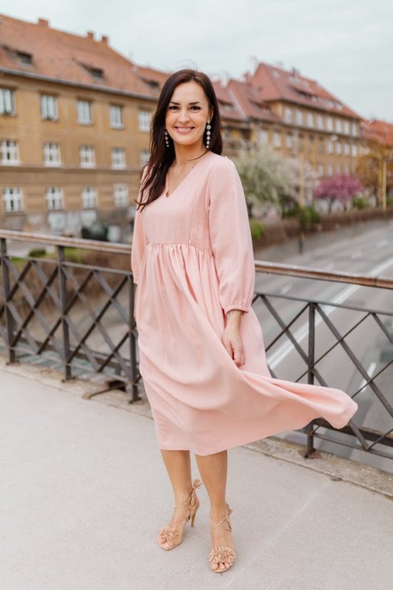 Linen dress "Boho Breeze"  -  different colors