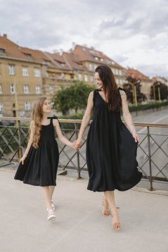 Šaty "Aura" MÁMA A DCERA - Různé barvy