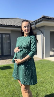 Teplákové šaty "Luna" – srdíčka