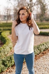 Oversized nursing shirt - White