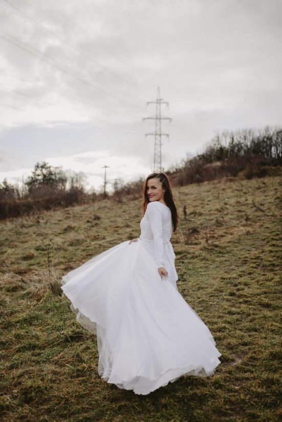 Maternity wedding dress – Tamie