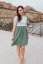 Dress "Bohemia" Muslin - mint leaves