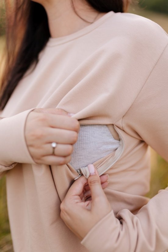 Dámská tenká mikina - různé barvy - Velikost: M/L