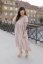 "Boho Breeze" breastfeeding dress - beige - Size: M/L