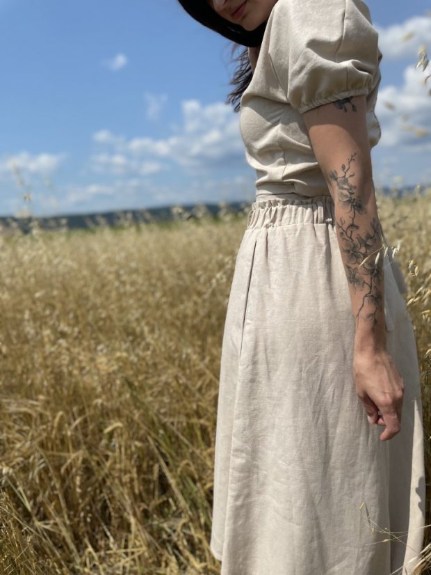 Linen wide-leg trousers - Different colors