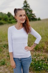 Knitted T-shirt - white