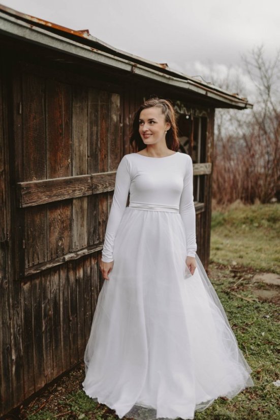Maternity wedding dress – Tamie - Size: S