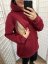 Hoodie mikina ke kojení – bordó - Velikost: XL/2XL