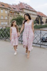 "Aura" dress MUM AND DAUGHTER - flowers