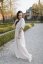 Luxusní lněný kimono set - bílá