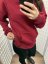 Hoodie mikina ke kojení – bordó - Velikost: XL/2XL