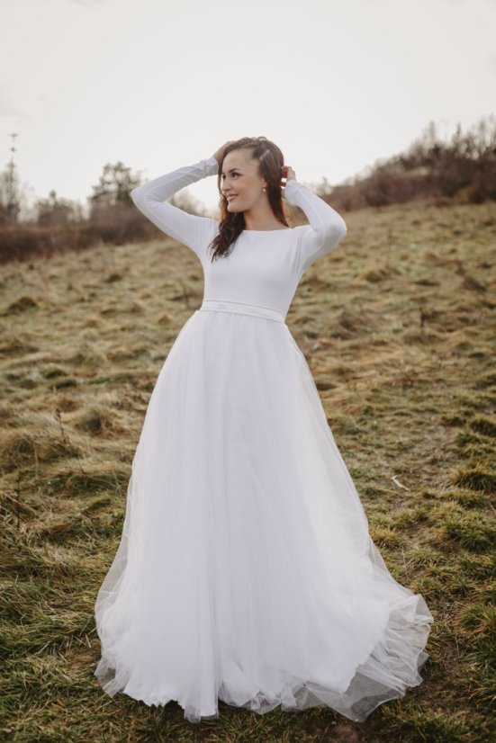 Maternity wedding dress – Tamie