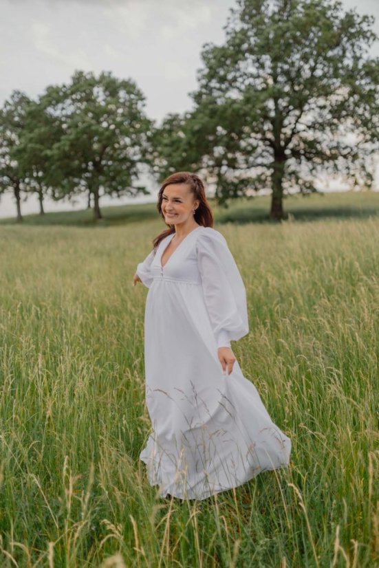Svatební šaty – Antika - Velikosť S - Velikost: S