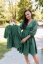 "Boho Breeze" dress MUM AND DAUGHTER - emerald - Size: M/L