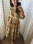 "Boho Flanel" dress MUM AND DAUGHTER - Autumn Tartan 🍂 - Size: 3XL/4XL